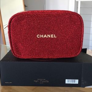 Chanel Make Up Set Pouch Matte Match Lip Color Duo